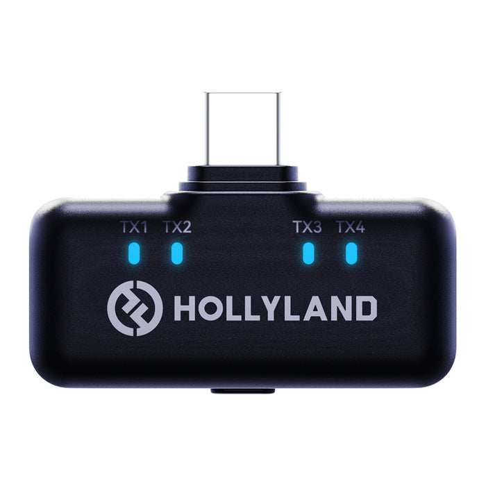 Hollyland Lark M3 ワイヤレスマイク 送信機2台 USB受信機4台 コンボ