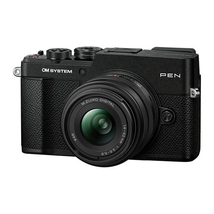 OM SYSTEM PEN レンズキット(14-42mm/F3.5-5.6 III/ブラック)
