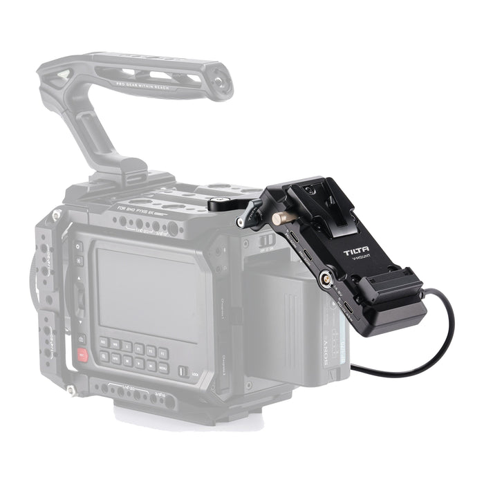 Tilta ES-T21-FBP-V Blackmagic PYXIS 6K/12K用折りたたみ式バッテリープレート(Vマウント)