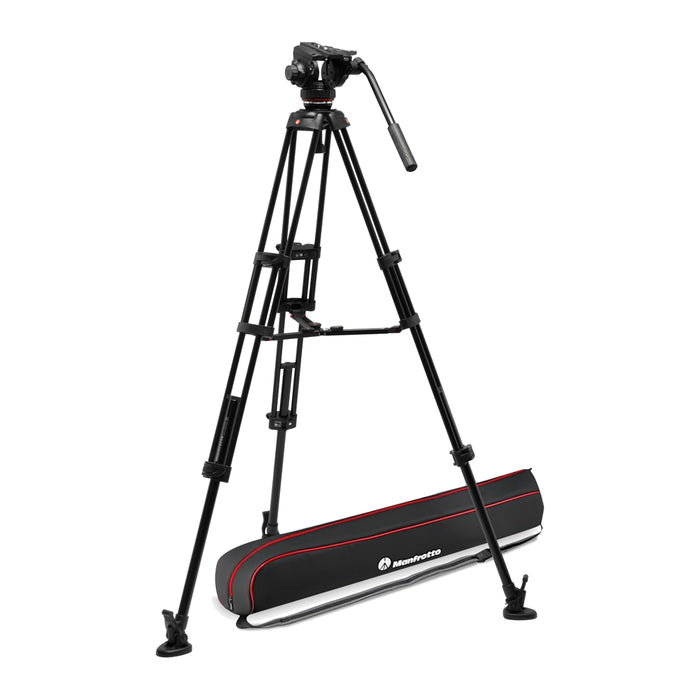 Manfrotto MVK502XTWINMA 502Xビデオ雲台+アルミツイン三脚MS
