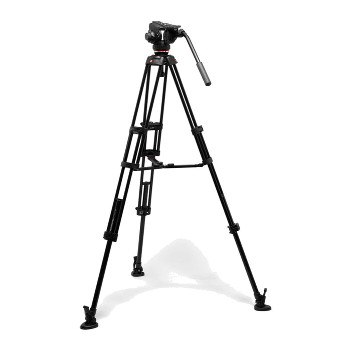 Manfrotto MVK502XTWINMA 502Xビデオ雲台+アルミツイン三脚MS