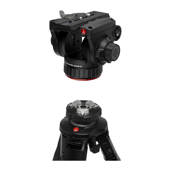 Manfrotto MVH502XAH 502X フルードビデオ雲台