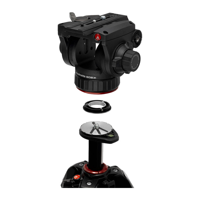 Manfrotto MVH502XAH 502X フルードビデオ雲台