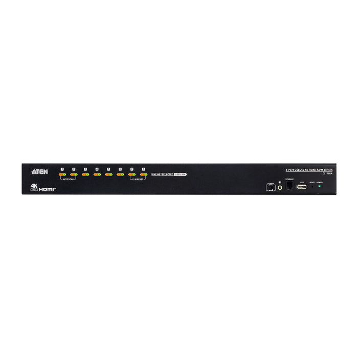 ATEN CS1798A 8ポート USB HDMI KVMスイッチ(USB 2.0＆4K対応)