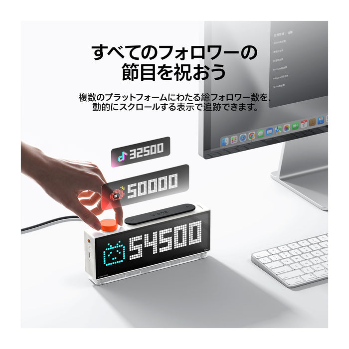 Ulanzi I008 TC002 Pixbar スマートピクセルクロック II