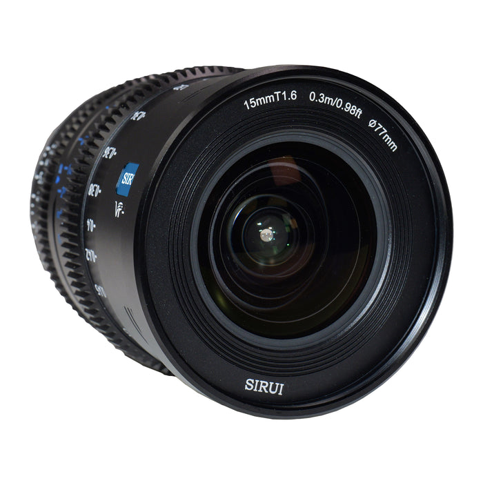 【特典付き】SIRUI VP-1-15B-JP マウント交換式シネマレンズ Vision Prime T1.4 Full Frame 15mm E/ブラック(L/RF/Z交換マウントアダプター付)