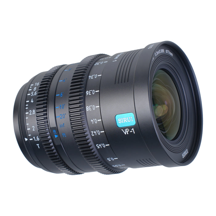 【特典付き】SIRUI VP-1-15B-JP マウント交換式シネマレンズ Vision Prime T1.4 Full Frame 15mm E/ブラック(L/RF/Z交換マウントアダプター付)