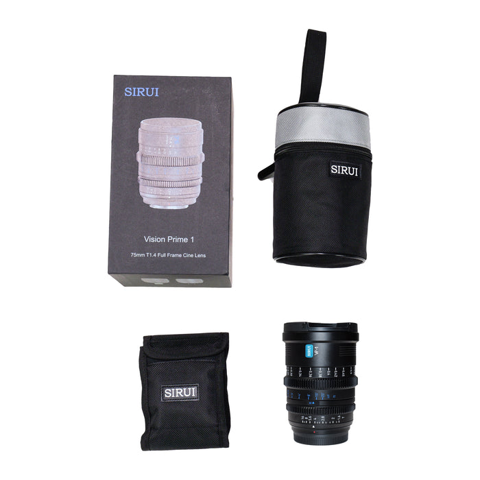 【特典付き】SIRUI VP-1-15B-JP マウント交換式シネマレンズ Vision Prime T1.4 Full Frame 15mm E/ブラック(L/RF/Z交換マウントアダプター付)