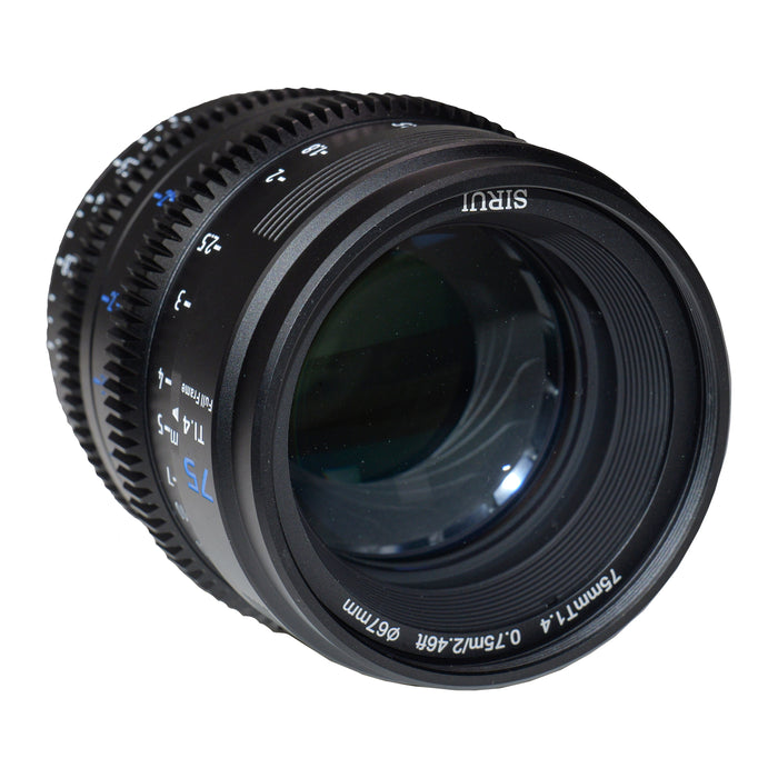 【特典付き】SIRUI VP-1-75B-JP マウント交換式シネマレンズ Vision Prime T1.4 Full Frame 75mm E/ブラック(L/RF/Z交換マウントアダプター付)