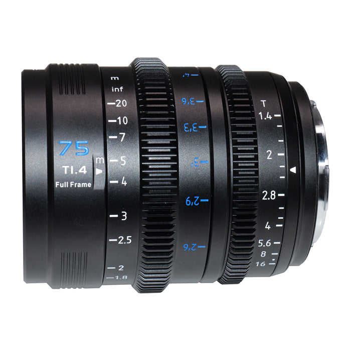 【特典付き】SIRUI VP-1-75B-JP マウント交換式シネマレンズ Vision Prime T1.4 Full Frame 75mm E/ブラック(L/RF/Z交換マウントアダプター付)