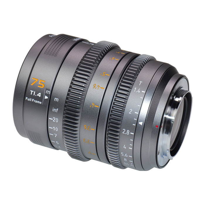 【特典付き】SIRUI VP-1-75G-JP マウント交換式シネマレンズ Vision Prime T1.4 Full Frame 75mm E/グレー(L/RF/Z交換マウントアダプター付)