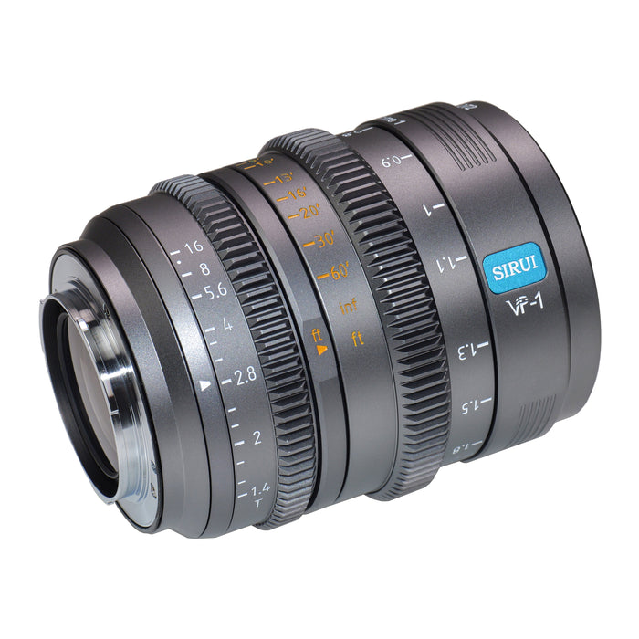 【特典付き】SIRUI VP-1-75G-JP マウント交換式シネマレンズ Vision Prime T1.4 Full Frame 75mm E/グレー(L/RF/Z交換マウントアダプター付)