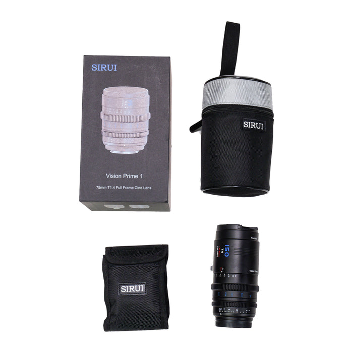 【特典付き】SIRUI VP-1-150B-JP マウント交換式シネマレンズ Vision Prime T1.4 Full Frame 150mm E/ブラック(L/RF/Z交換マウントアダプター付)