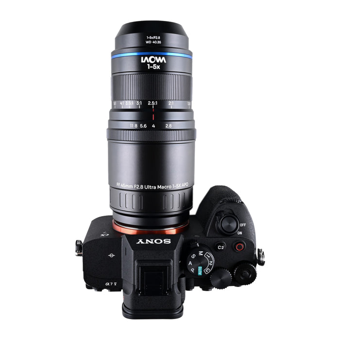 LAOWA LAO0894 Aksen 45mm F2.8 1-5X Ultra Macro APO  Eマウント