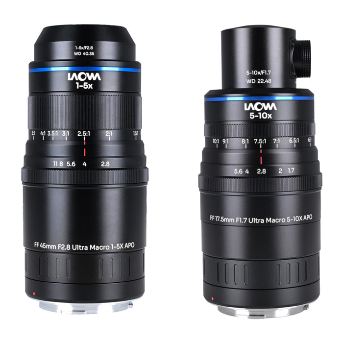 LAOWA LAO0929 Aksen 2-lens Bundle 45mm F2.8/17.5mm F1.7(同軸落射照明) RFマウント