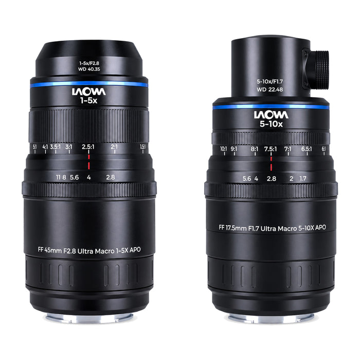 LAOWA LAO0930 Aksen 2-lens Bundle 45mm F2.8/17.5mm F1.7(同軸落射照明) Eマウント