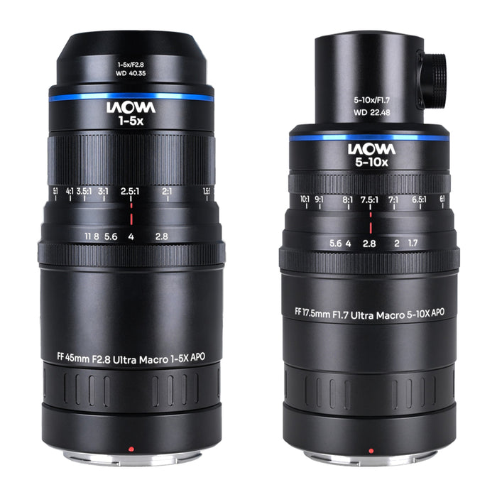 LAOWA LAO0931 Aksen 2-lens Bundle 45mm F2.8/17.5mm F1.7(同軸落射照明) Zマウント