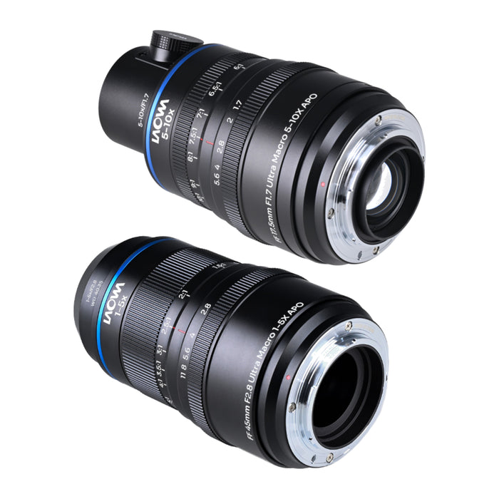 LAOWA LAO0932 Aksen 2-lens Bundle 45mm F2.8/17.5mm F1.7(同軸落射照明) Fマウント
