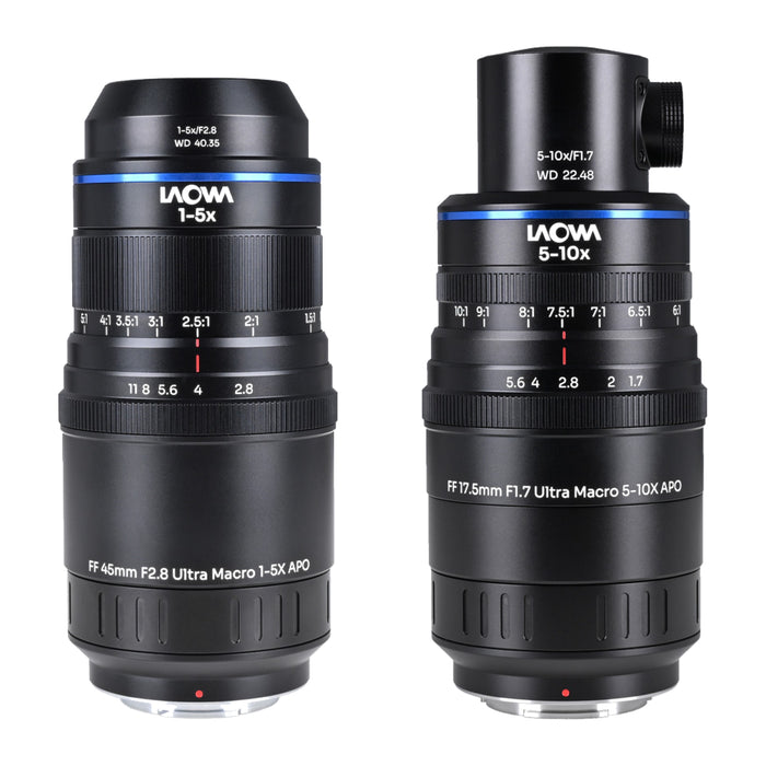 LAOWA LAO0934 Aksen 2-lens Bundle 45mm F2.8/17.5mm F1.7(同軸落射照明) Xマウント