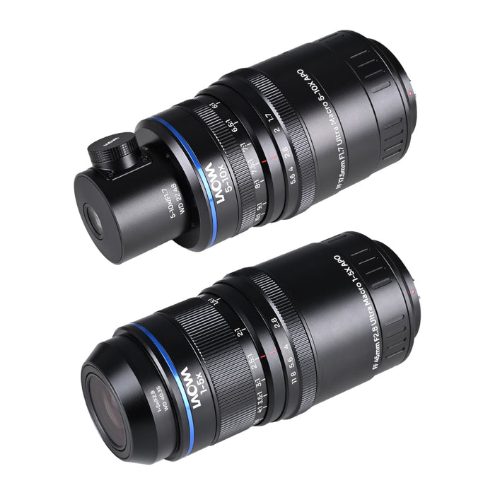 LAOWA LAO0935 Aksen 2-lens Bundle 45mm F2.8/17.5mm F1.7(同軸落射照明)] MFTマウント