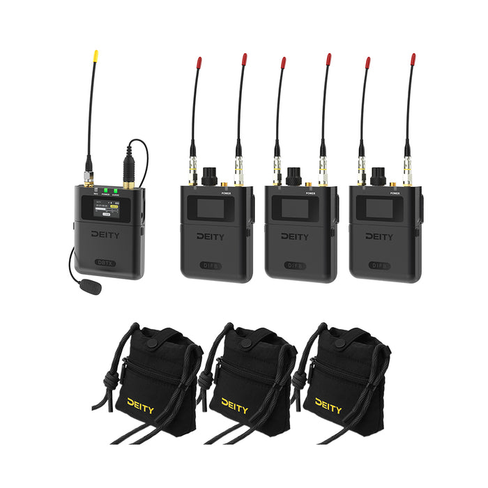 【創業祭2026】Deity Microphones THEOS DIFB キャンペーンセット THEOS DIFB(JP)x3 + DBTX D-UHF Bodypack Transmitter + Deity DIFB ポーチ(耐水仕様/ブラック)