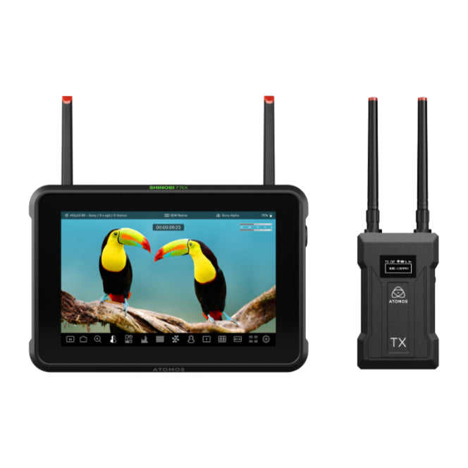 【キャンペーン】ATOMOS SHINOBI 7 RXバンドルセット(SHINOBI 7 RX + Atomos TX)