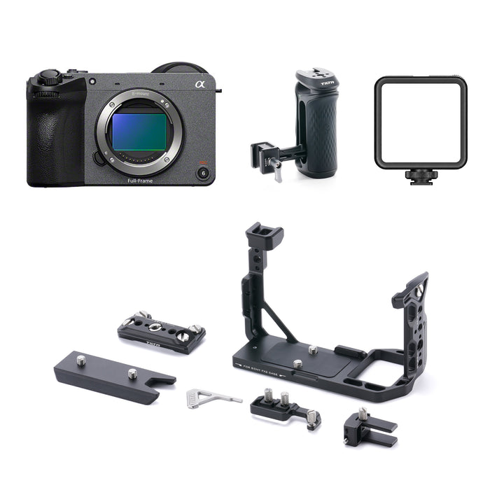 SONY FX2縦型動画シューティングセット(FX2B＋Tiltaリグ＋Ulanziライト) ILME-FX2B + TA-T88-FCC-B + TA-XSH3-B +  2134