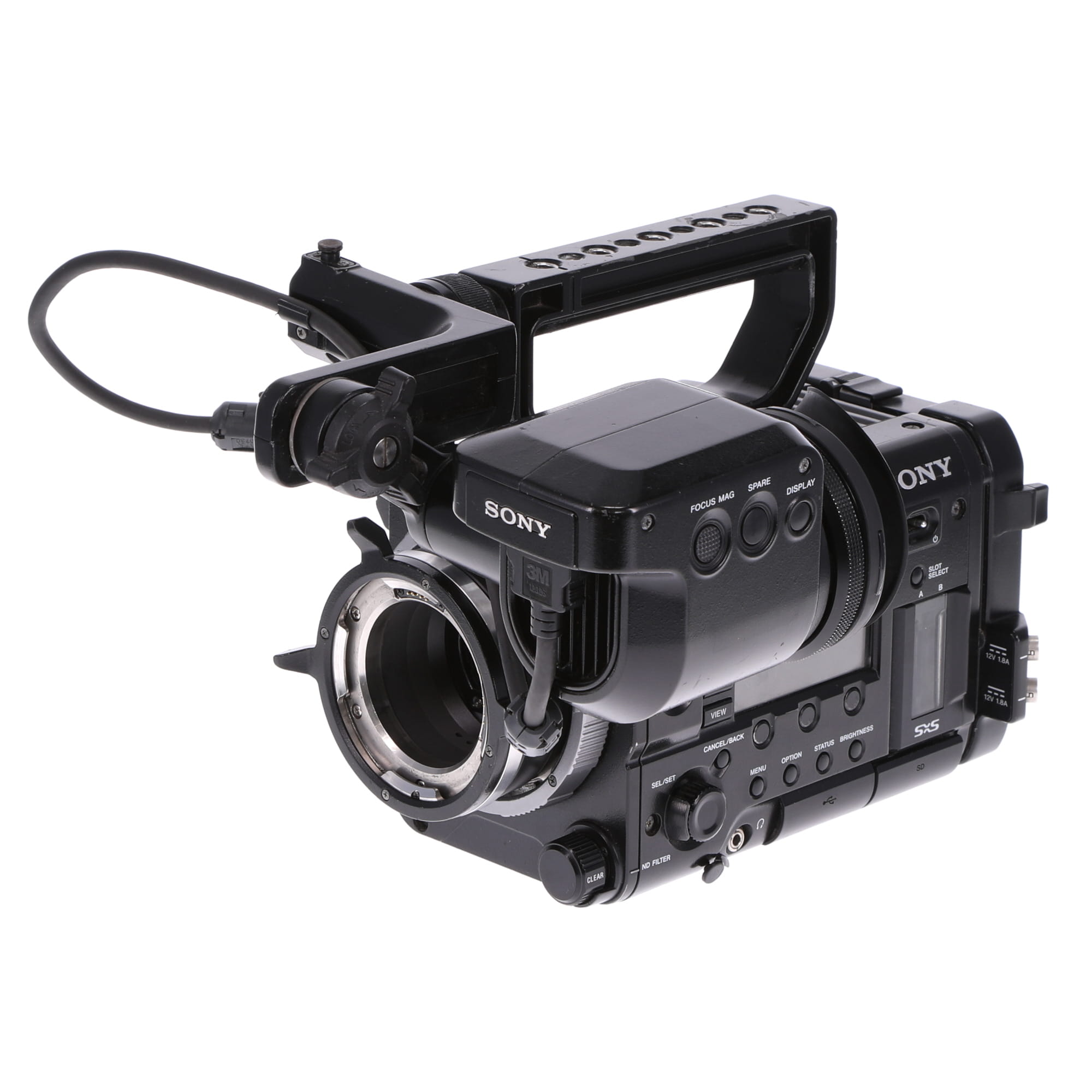 【中古品】SONY PMW-F55 + DVF-EL100 CineAlta 4Kカメラ(ビューファインダー付属)