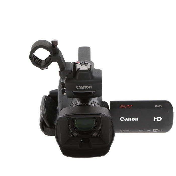 中古品】Canon XA30 ＋ HDU-1 業務用HDビデオカメラ(ハンドルユニット付属) 業務用撮影・映像・音響・ドローン専門店  システムファイブ