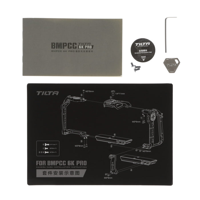 【中古品】Tilta TA-T11-FCC-B Full Camera Cage for BMPCC 6K Pro Black