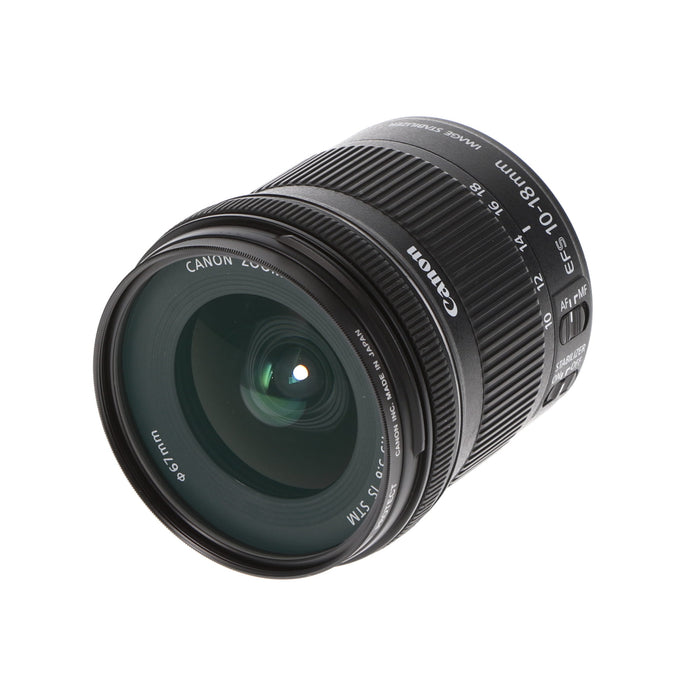【決算セール2024】【中古品】Canon EF-S10-18ISSTM 超広角ズームレンズ EF-S10-18mm F4.5-5.6 IS STM APS-C対応