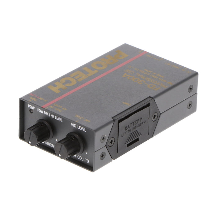 【中古品】PROTECH FD-300A BNC接続2線インターカム(開放型片耳ヘッドセットFL-301同梱)