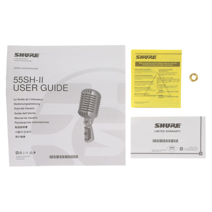 【中古品】SHURE 55SH SERIES II ダイナミック型スタンドマウントマイクロホン