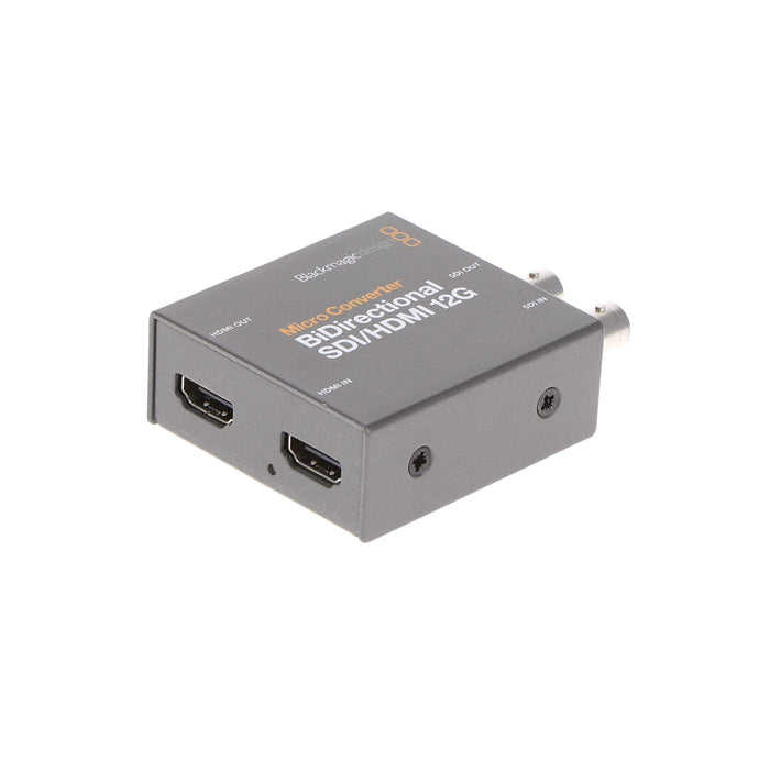【中古品】BlackmagicDesign CONVBDC/SDI/HDMI12G/P Micro Converter BiDirectional SDI/HDMI 12G wPSU(パワーサプライ付属)