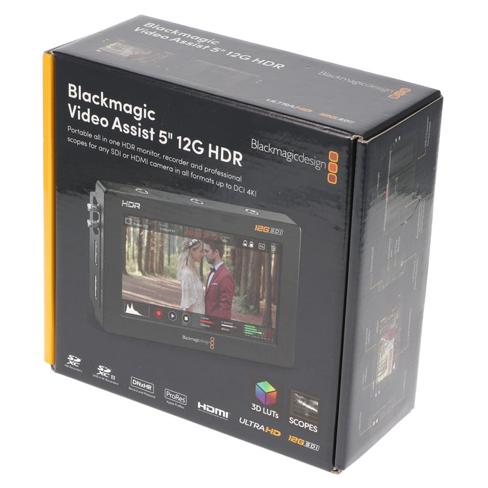 【中古品】BlackmagicDesign HYPERD/AVIDA12/5HDR Blackmagic Video Assist 5インチ 12G  HDR