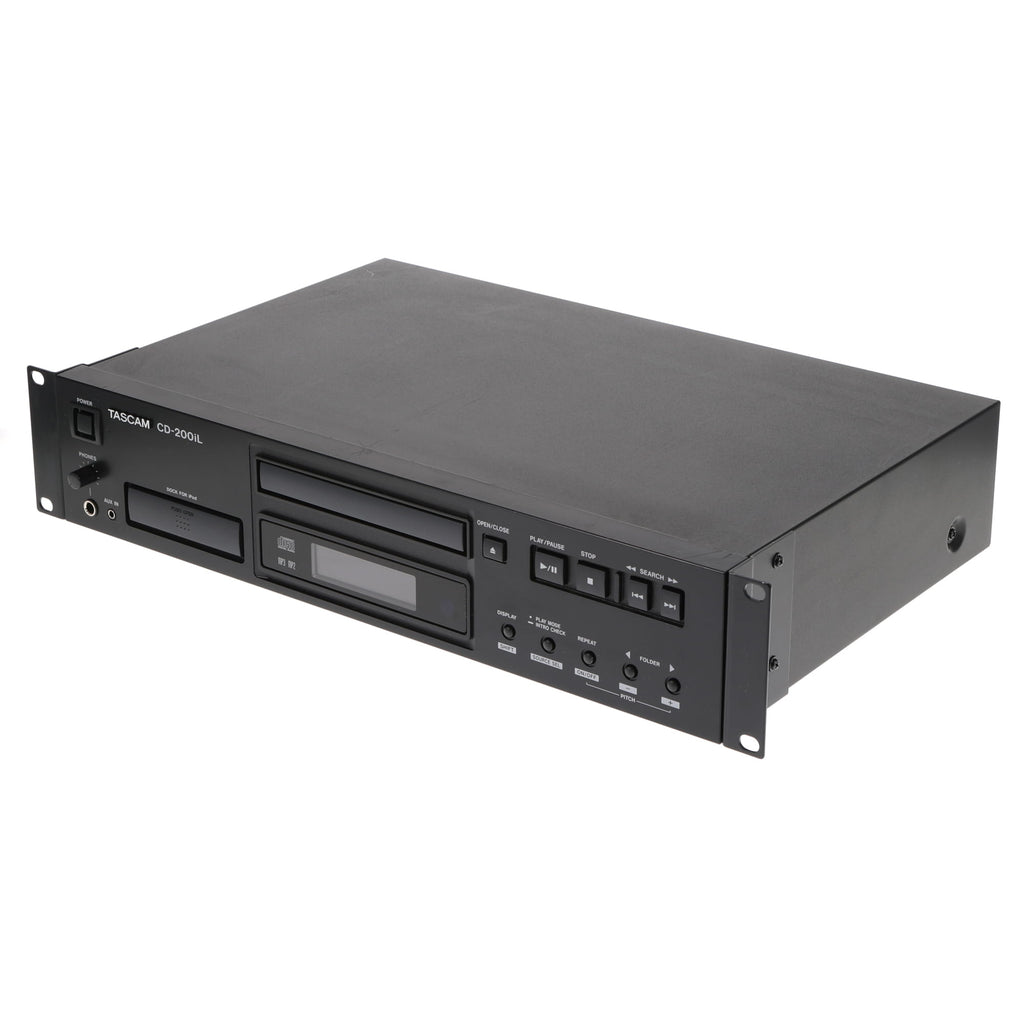 中古品】TASCAM CD-200iL 30ピン/Lightning両対応ドック搭載業務用CD 