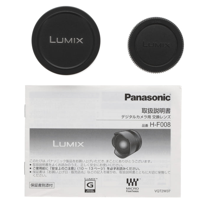 【中古品】Panasonic H-F008 LUMIX G FISHEYE 8mm F3.5
