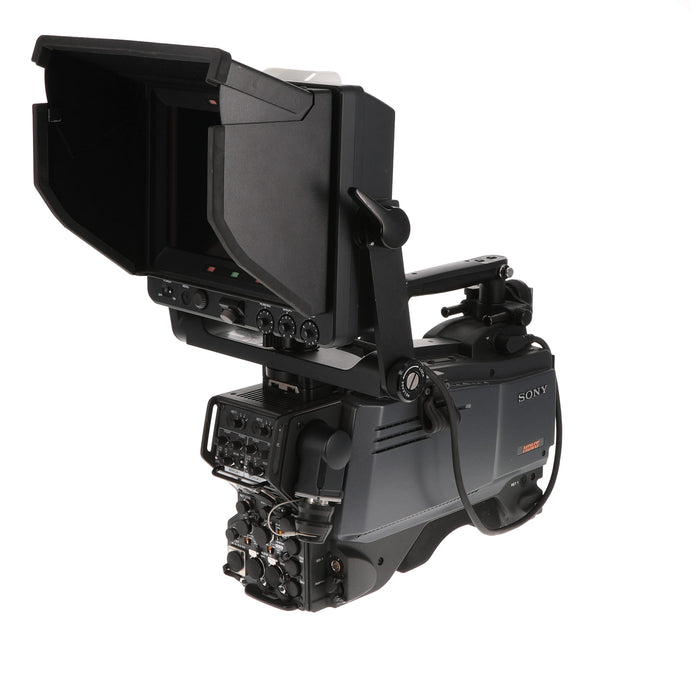 【中古品】SONY HDC-1500/T ＋ HDCU-1500/T ＋ HDVF-C950W ＋ RCP-721 マルチフォーマットポータブルカメラ ＋ カメラコントロールユニット