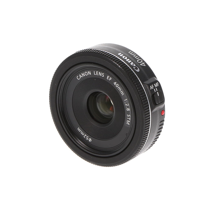【中古品】Canon EF4028STM パンケーキレンズ EF40mm F2.8 STM