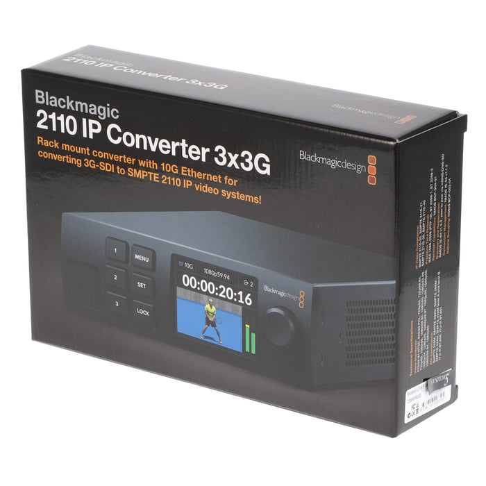 【中古品】BlackmagicDesign CONVNVIPA3/3G Blackmagic 2110 IP Converter 3x3G