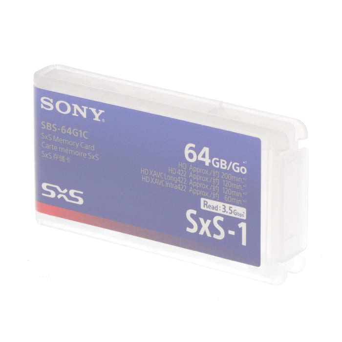 【中古品】SONY SBS-64G1C SxS-1メモリーカード 64GB