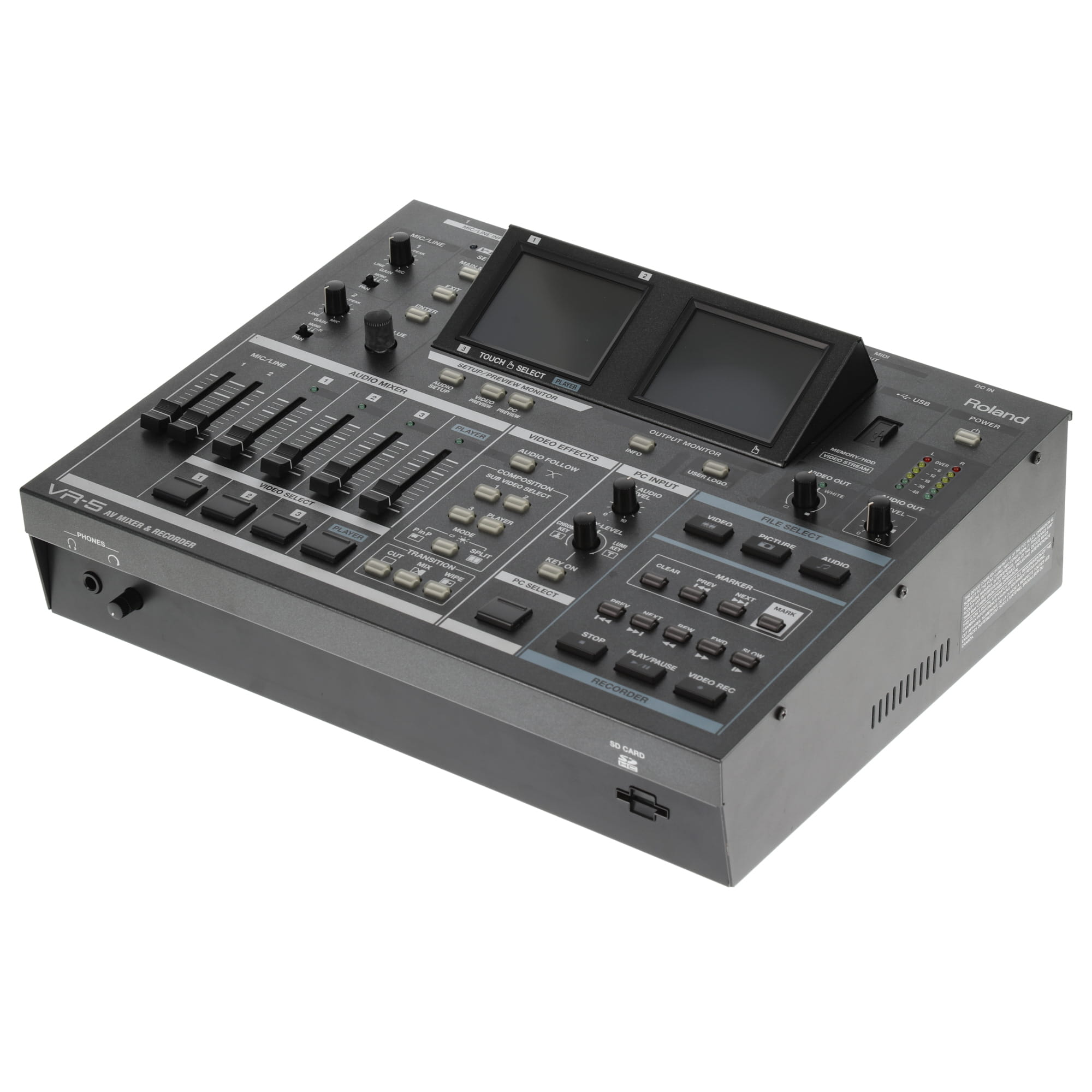 08 Roland VR-5 ビデオミキサー Roland Pro A/V - VR-5 | AV Mixer & Recorder