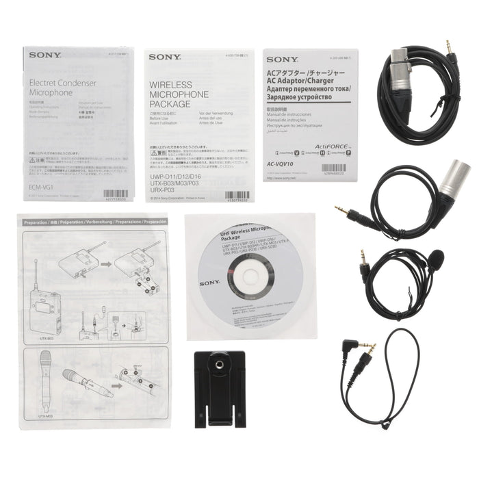 【中古品】SONY UWP-D11 B帯ワイヤレスマイクロホンパッケージ