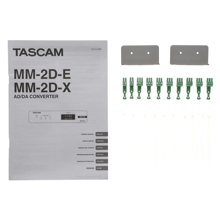 【中古品】TASCAM MM-2D-E DSPミキサー内蔵2マイク/ライン入出力Danteコンバーター