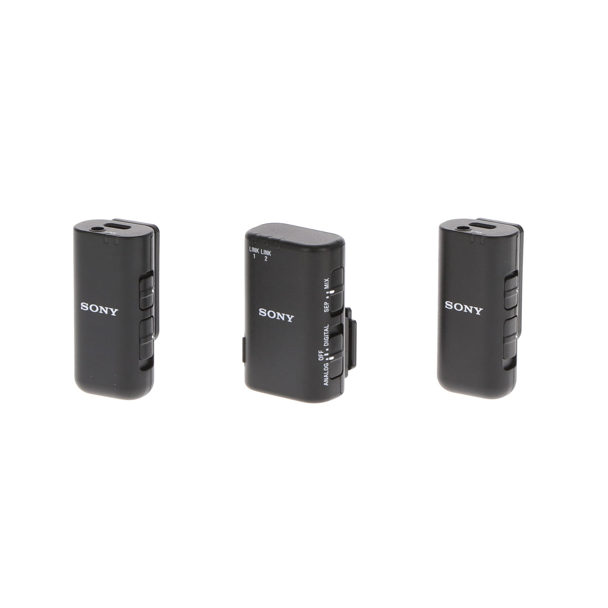 中古品】SONY ECM-W3 ワイヤレスマイクロホン（レシーバー×1、マイク×2  