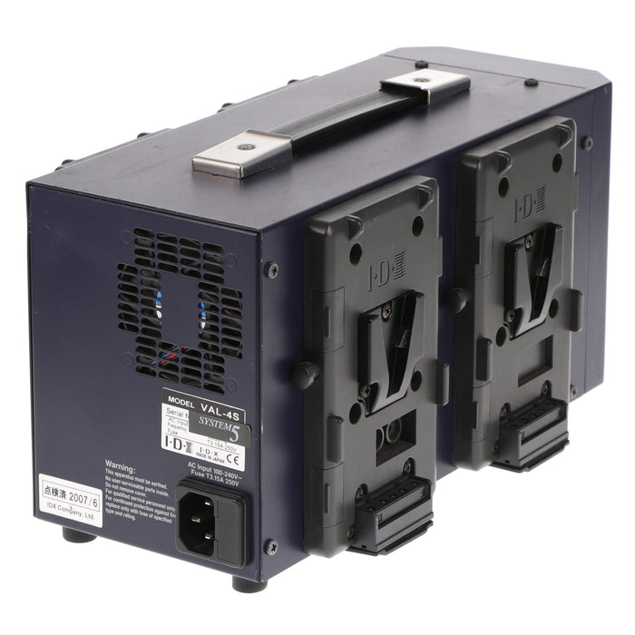 【中古品】IDX VAL-4S(旧型品) BP対応4連同時急速充電器