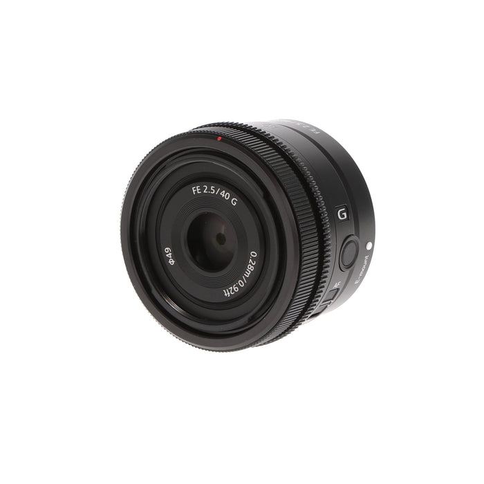 中古品】SONY SEL40F25G FE 40mm F2.5 G - 業務用撮影・映像 