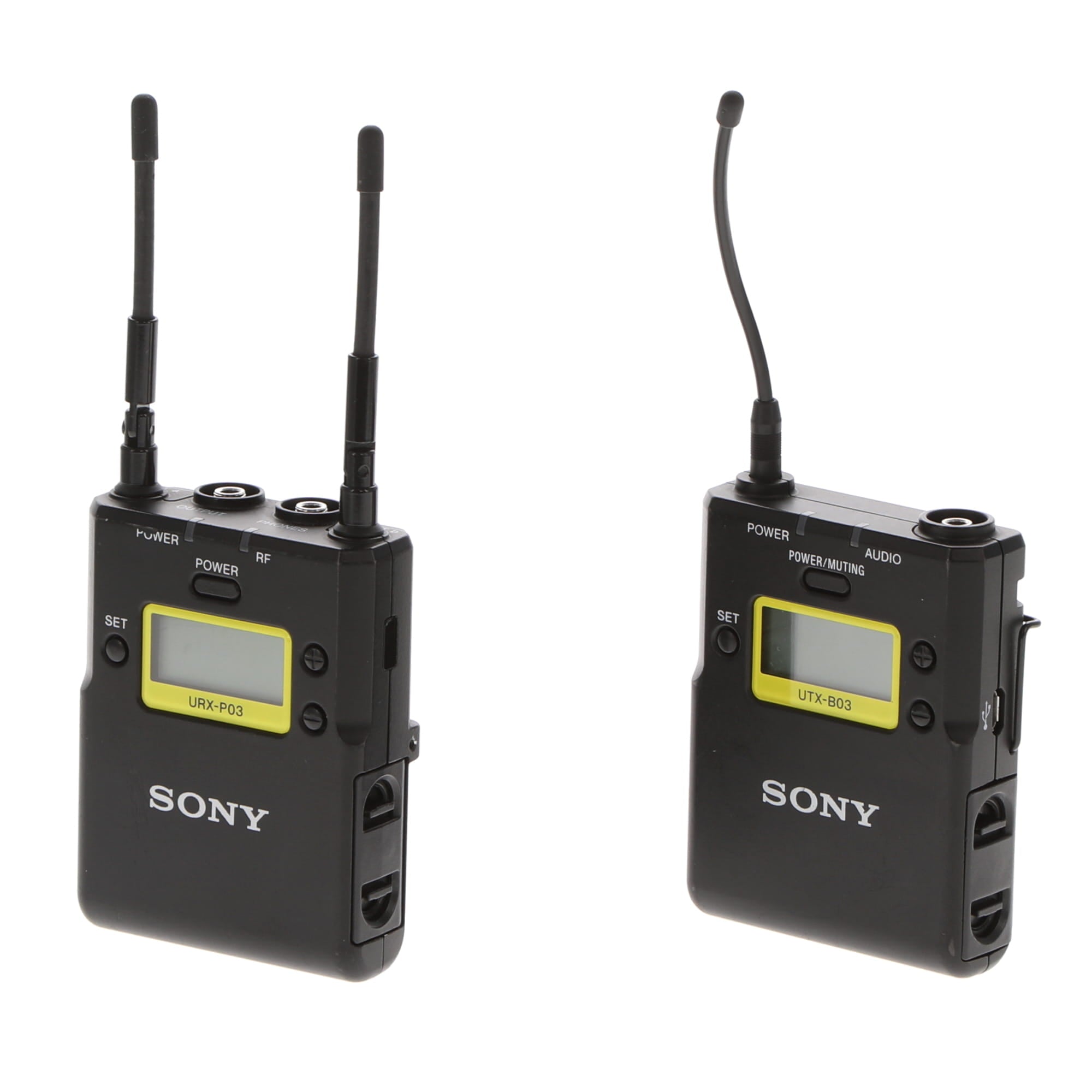 SONY UWP-D11 UTX-B03 URX-P03 ワイヤレスマイク