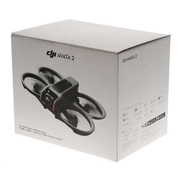 【中古品】DJI WA5206 DJI Avata 2 Fly More コンボ(バッテリー×3)[内蔵リモートID対応/事前登録無し]