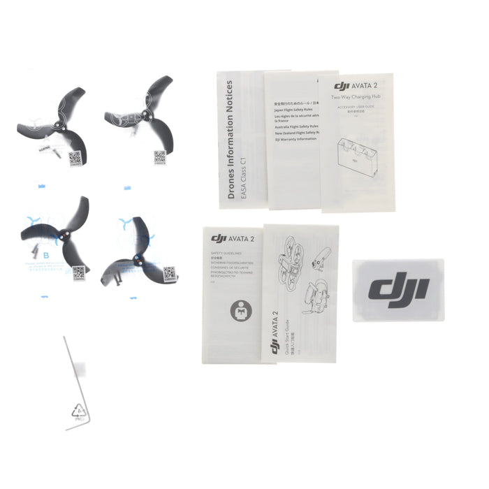 【中古品】DJI WA5206 DJI Avata 2 Fly More コンボ(バッテリー×3)[内蔵リモートID対応/事前登録無し]